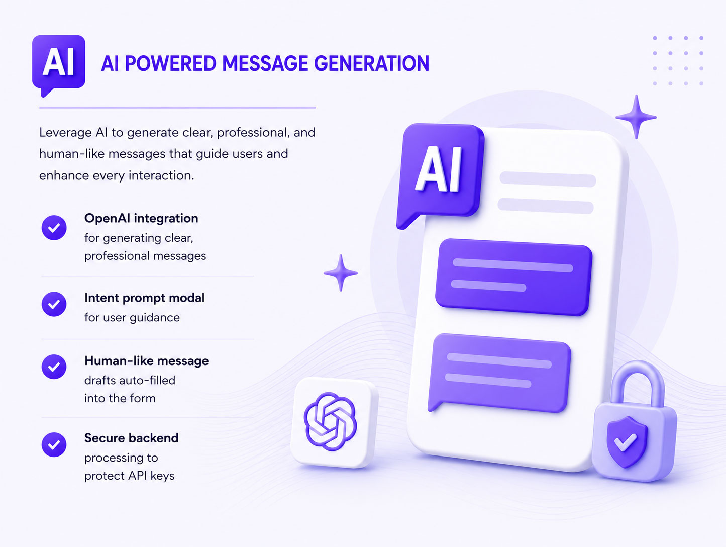 Securaine - AI Powered Message Generation